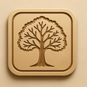 icon_art_tree_embossed icon preview
