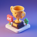 icon_art_trophy_3d_isometric icon preview