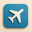 icon_business_airplane_elegant icon preview