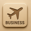 icon_business_airplane_embossed icon preview
