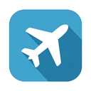 icon_business_airplane_flat_design icon preview
