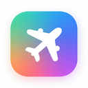 icon_business_airplane_gradient icon preview