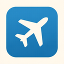 icon_business_airplane_iconic icon preview