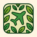 icon_business_airplane_organic_pattern icon preview