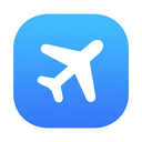 icon_business_airplane_rounded icon preview