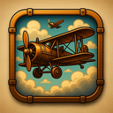 icon_business_airplane_steampunk icon preview