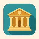 icon_business_bank_flat_design icon preview