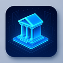 icon_business_bank_futuristic icon preview