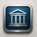 icon_business_bank_metallic icon preview