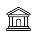 icon_business_bank_minimal_outline icon preview