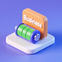 icon_business_battery_3d_isometric icon preview