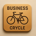 icon_business_bicycle_embossed icon preview