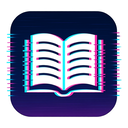 icon_business_book_digital_glitch icon preview