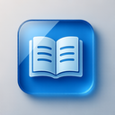 icon_business_book_glassy icon preview
