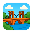 icon_business_bridge_cartoon icon preview