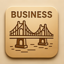 icon_business_bridge_embossed icon preview