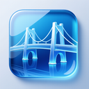 icon_business_bridge_glassy icon preview