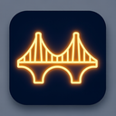 icon_business_bridge_glow_effect icon preview