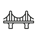 icon_business_bridge_line_art icon preview
