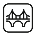 icon_business_bridge_monochrome icon preview