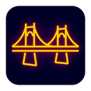 icon_business_bridge_neon icon preview