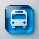 icon_business_bus_glassy icon preview