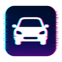 icon_business_car_digital_glitch icon preview