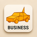 icon_business_car_origami icon preview
