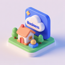 icon_business_cloud_3d_isometric icon preview