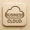 icon_business_cloud_embossed icon preview