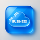 icon_business_cloud_glassy icon preview