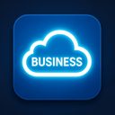 icon_business_cloud_glow_effect icon preview