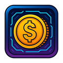 icon_business_coin_cyberpunk icon preview