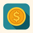 icon_business_coin_flat_design icon preview