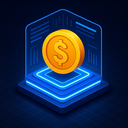 icon_business_coin_futuristic icon preview