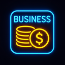 icon_business_coin_neon icon preview