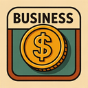 icon_business_coin_retro icon preview
