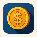 icon_business_coin_sharp_edges icon preview