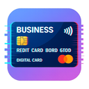 icon_business_credit_card_digital_glitch icon preview