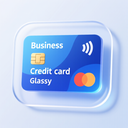 icon_business_credit_card_glassy icon preview