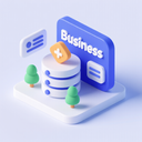 icon_business_database_3d_isometric icon preview