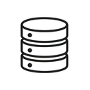 icon_business_database_minimal_outline icon preview