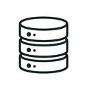 icon_business_database_outline icon preview