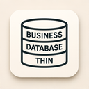 icon_business_database_thin icon preview