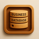 icon_business_database_wooden icon preview