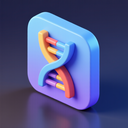 icon_business_dna_strand_3d_isometric icon preview