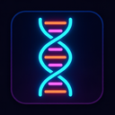 icon_business_dna_strand_neon icon preview