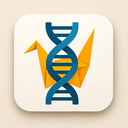 icon_business_dna_strand_origami icon preview
