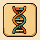 icon_business_dna_strand_retro icon preview
