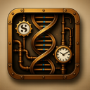 icon_business_dna_strand_steampunk icon preview